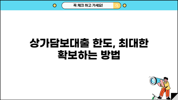 상가담보대출, 원하는 한도와 금리 받는 방법| 성공적인 대출 전략 | 상가담보대출, 한도, 금리, 대출 전략, 성공 팁