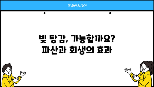 개인파산 vs 회생| 나에게 맞는 선택은? | 파산, 회생, 빚 탕감, 채무 해결