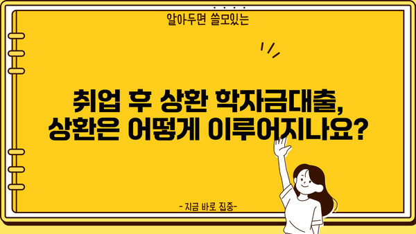 취업 후 상환 학자금대출 신청 완벽 가이드| 자격조건부터 절차까지 | 학자금 대출, 취업 후 상환, 신청 방법, 자격 요건, 필요 서류