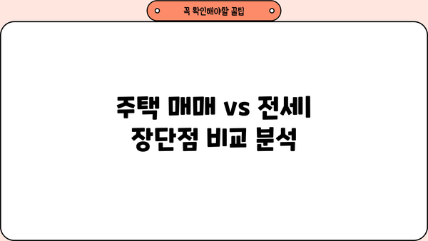 부동산 담보대출 vs 전세대출| 전세가율이 결정하는 나의 선택 | 주택 매매, 전세, 대출 비교, 금리, 부동산 시장 분석