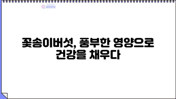 꽃송이버섯 효능, 베타글루칸의 파워와 부작용까지 | 건강, 면역력, 항암 효과, 영양 정보