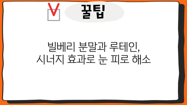 빌베리 효능 분말과 루테인, 시너지 효과를 위한 완벽한 조합 | 눈 건강, 안토시아닌, 블루베리, 건강기능식품