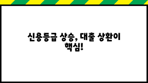 대출 다 갚으면 신용등급은? | 신용등급 상승 효과 및 전략