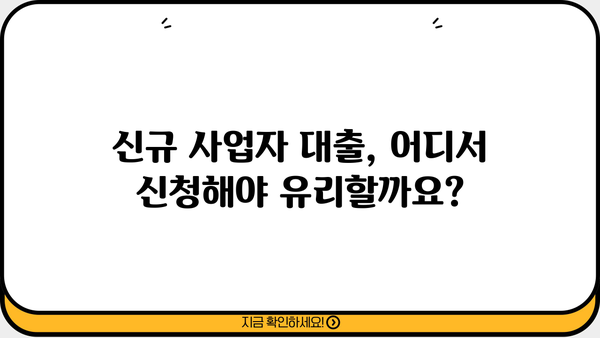 신규 사업자 대출, 금리·한도·조건 완벽 가이드 | 신청방법, 필요서류, 주의사항