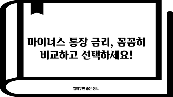 마이너스 통장 신청부터 연장까지 완벽 가이드 | 신용대출, 한도, 금리, 조건, 주의사항