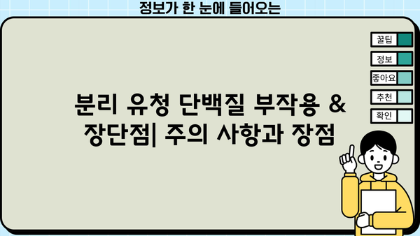 분리 유청단백질 효능, 추천 & 분말 선택 가이드 | 부작용, 장단점, 섭취 방법