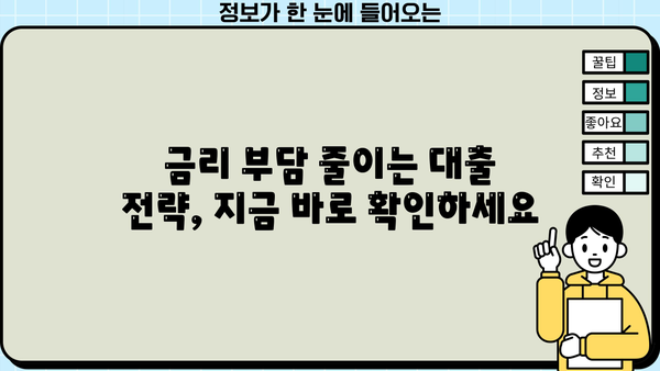 대환대출 비교 & 정부 지원 대출 최적화 가이드 | 나에게 딱 맞는 대출 찾기, 금리 부담 줄이기