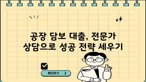 공장담보대출, 합리적인 방법 찾기| 성공적인 대출 전략 | 공장담보, 저금리, 금융 상담, 대출 비교