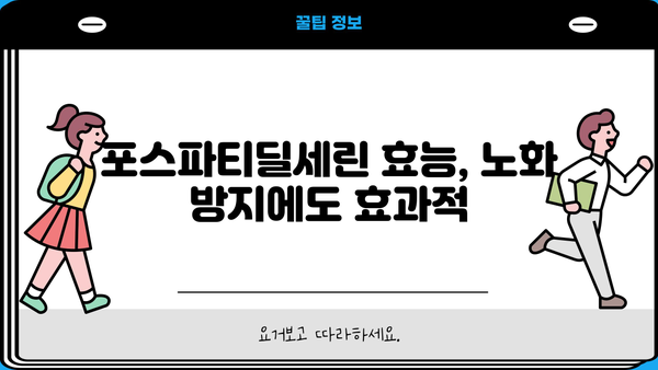 포스파티딜세린 효능| 치매 예방 및 개선 효과, 추천 제품 | 건강, 두뇌 건강, 기억력, 노화 방지