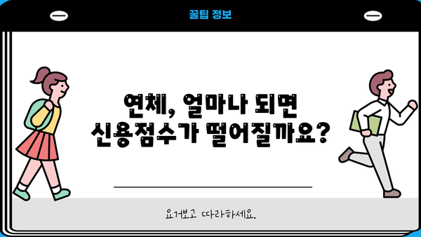 대출 연체가 신용점수에 미치는 영향| 꼼꼼히 알아보기 | 신용점수 하락, 연체 관리, 신용 회복