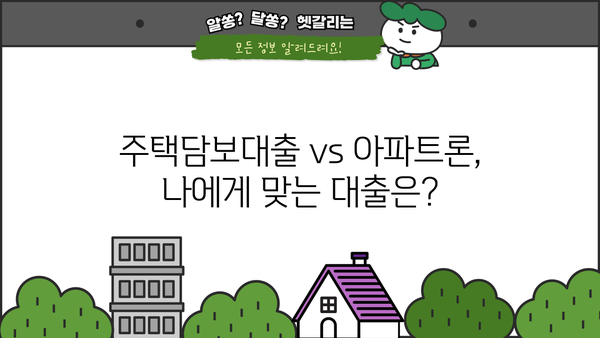 무설정 아파트론 대출 주택 한도 & 무담보 조건 완벽 정리 | 주택담보대출, 아파트론, 대출 조건, 한도