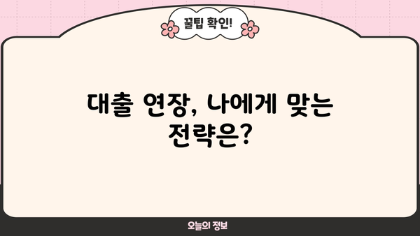 대출 연장, 신용등급에 미치는 영향| 연장 시 주의사항 및 대비 전략 | 신용 관리, 금융 정보, 대출 상환
