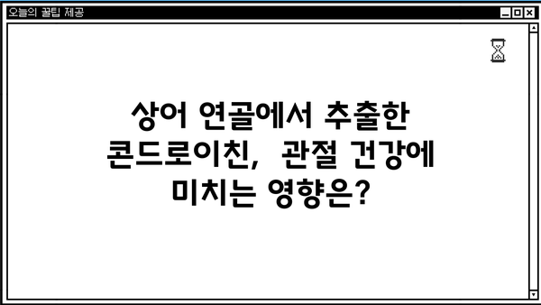 콘드로이친 효능 & 부작용 완벽 정리| 상어 연골의 모든 것 | 건강, 관절 건강, 연골 건강, 상어 연골 효능