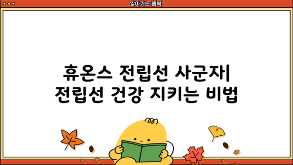 전립선 건강, 사군자로 지키세요! 휴온스 전립선 사군자 효능, 가격, 부작용 총정리 | 전립선 비대증, 전립선염, 전립선암, 건강 정보