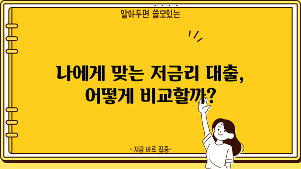 대출 금리 10% 시대, 내게 맞는 저금리 대출 찾는 방법 | 대출 비교, 금리 계산, 신용등급, 금융 상품