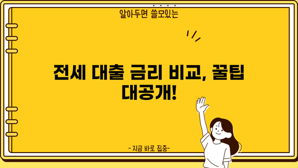 아파트 전세 대출 금리 비교 가이드| 최저 금리 찾는 꿀팁 | 전세자금 대출, 금리 비교, 대출 조건, 금융 상품