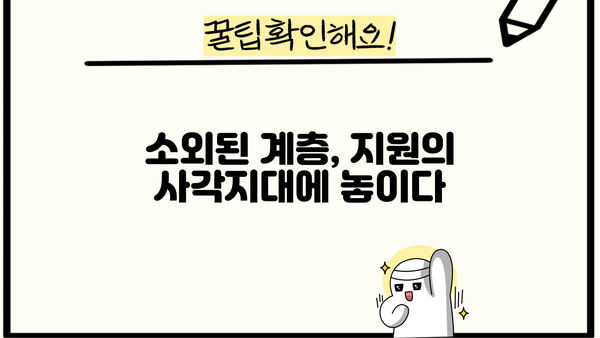 정부 생계 지원금, 대기업 편향 논란|  