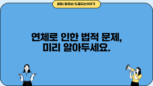 대출 연체되면? 😱 놓치지 말아야 할 필수 정보 & 해결 방안 | 연체, 대출, 금융, 법률, 상황별 대처, 해결책