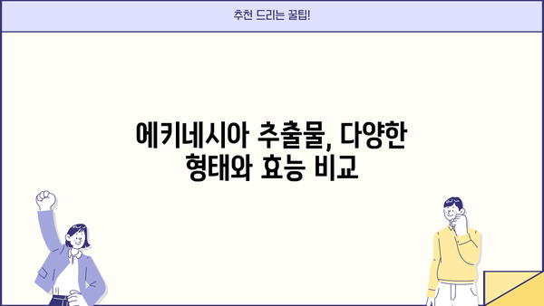 에키네시아 효능, 추출물 & 추천 제품, 부작용까지 완벽 정리 | 면역력 강화, 감기 예방, 건강 정보