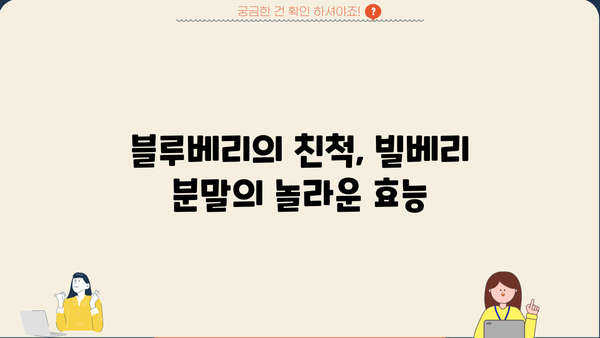 빌베리 효능 분말과 루테인, 시너지 효과를 위한 완벽한 조합 | 눈 건강, 안토시아닌, 블루베리, 건강기능식품
