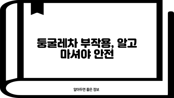 둥굴레차 효능과 부작용 완벽 정리 | 건강, 둥굴레, 차, 효능, 부작용, 주의사항